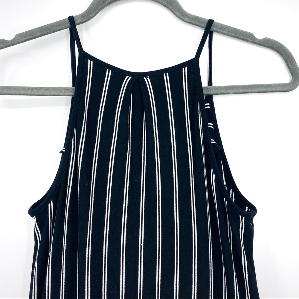 Ethereal Striped Jersey Strap Casual Jumpsuit Small Jumper - Picture 4 of 13